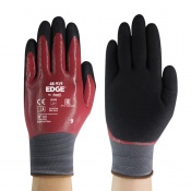 Ansell Edge 48-919 Nitrile Dipped Oil-Resistant Polyester Gloves